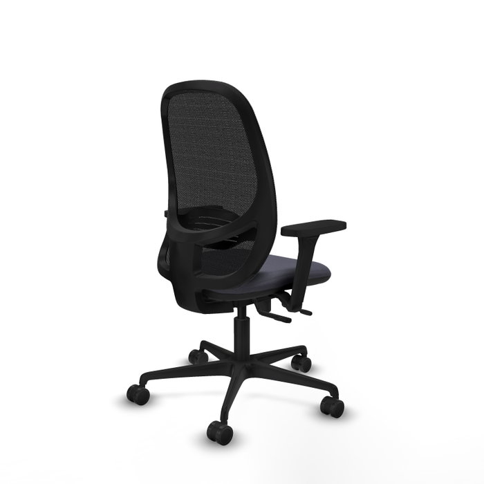PIQUERAS Y CRESPO Silla de oficina Cilanco Gris oscuro y Negro