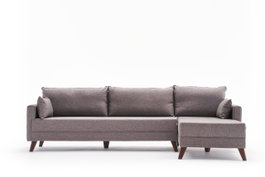 Atelier Del Sofa Sofá Esquinero Derecho Marrón 275x85x81 cm