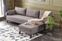 Atelier Del Sofa Sofá Esquinero Derecho Marrón 275x85x81 cm