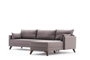 Atelier Del Sofa Sofá Esquinero Derecho Marrón 275x85x81 cm
