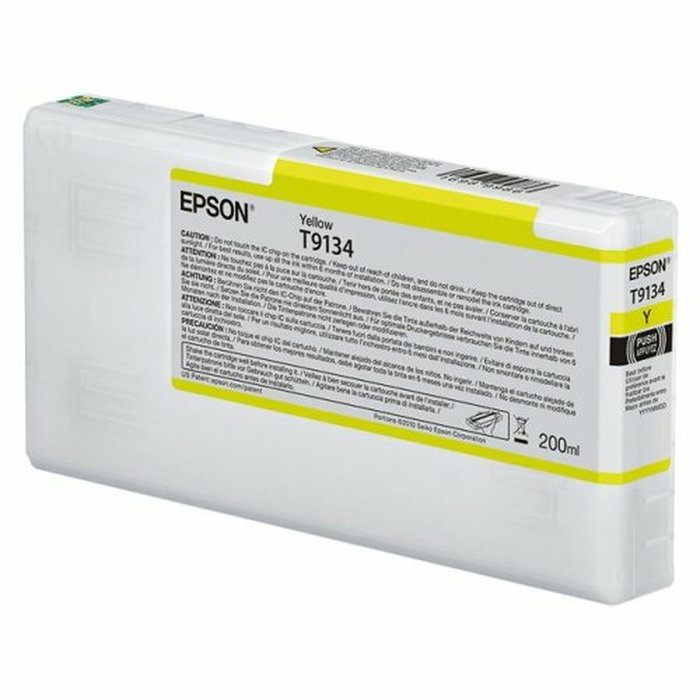 Epson T9134 Cartucho de Tinta Amarillo 200ml Epson T9134 Cartucho de Tinta Amarillo 200ml