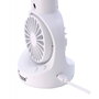 Thulos TH-MFN-02 Mini Ventilador Portátil con Nebulizador Blanco 4 Velocidades Depósito 25ml USB