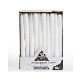 PAPSTAR Vela Blanca de 25 cm