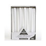 PAPSTAR Vela Blanca Cilíndrica 25 cm (Pack de 50)