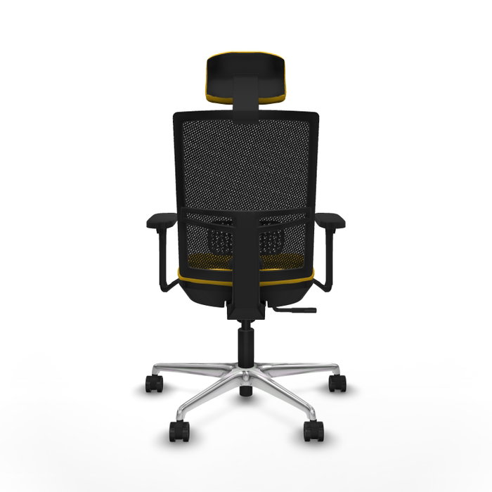 PIQUERAS Y CRESPO Silla de oficina Yunquera con Mecanismo Sincro, Amarillo y Negro PIQUERAS Y CRESPO Silla de oficina Yunquera con Mecanismo Sincro, Amarillo y Negro