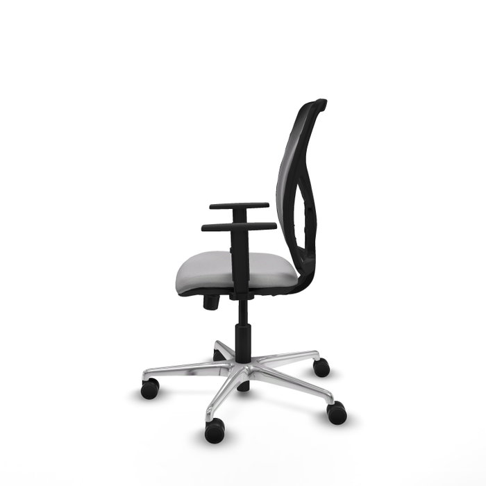 PIQUERAS Y CRESPO Silla de oficina Motilla con mecanismo Sincro/Traslack, Gris claro y Negro PIQUERAS Y CRESPO Silla de oficina Motilla con mecanismo Sincro/Traslack, Gris claro y Negro
