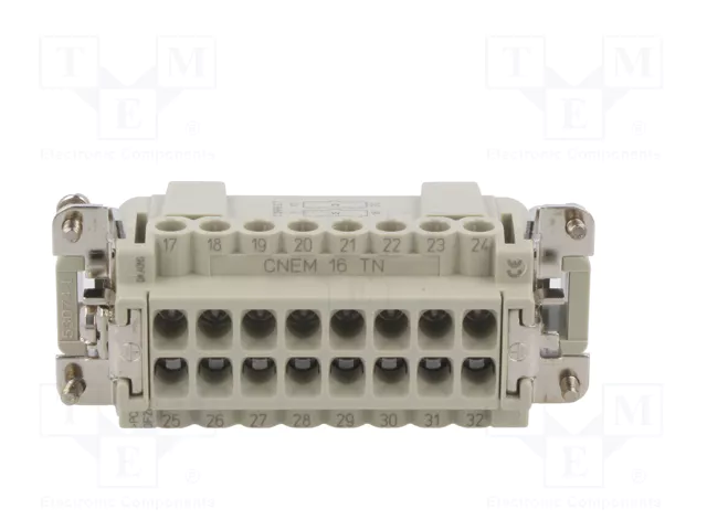 ILME CNEM16TN Conector HDC Macho CNE de 16 Pines