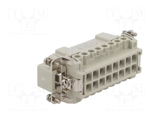 ILME CNEM16TN Conector HDC Macho CNE de 16 Pines
