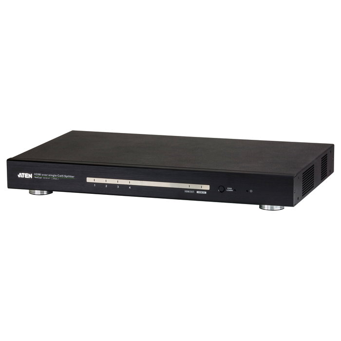 ATEN VS1814T Splitter HDMI 4 Puertos sobre CAT5 4K 1080p Negro ATEN VS1814T Splitter HDMI 4 Puertos sobre CAT5 4K 1080p Negro