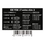 Wera Juego de Destornilladores Extra Slim 2 VDE Aislados 1000V 17 Piezas con Portapuntas y Bolso Plegable Kraftform 817