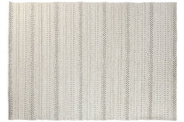 DKD Home Decor Alfombra Boho Crudo Lana Viscosa Antideslizante Carpets abril 25a 230 x 160 cm