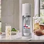 Sodastream SOD7290116748559 Máquina Agua Carbonatada Terra Blanca + 1 Botella Fuse 1 Litro + Recambio Gas Clip-on 60L