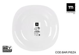 La Mediterranea Plato Llano 28 cm Opal "Palaos" Md (36 Unidades)