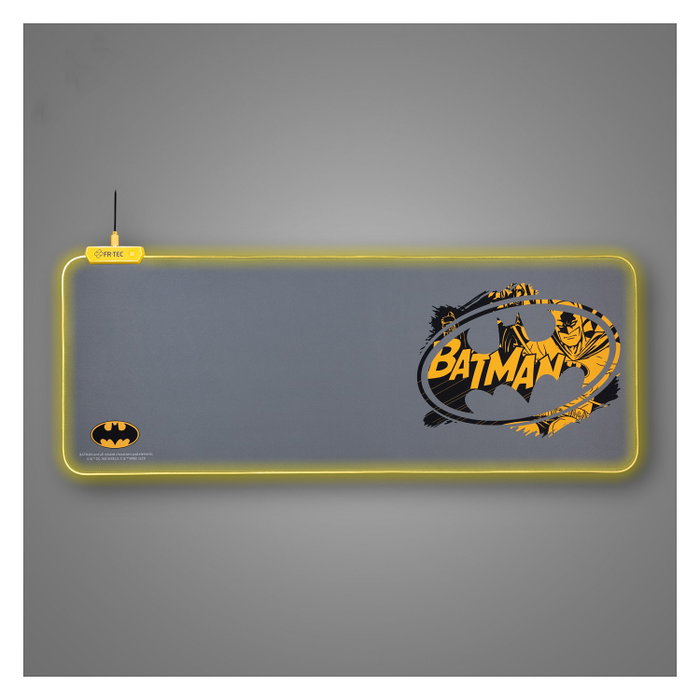 Blade Gaming Mousepad Batman DC Alfombrilla de Ratón para Juegos con RGB, Base Antiderrapante y Diseño Gráfico FR-TEC PC