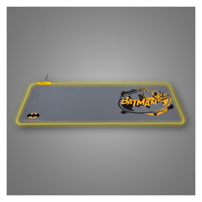 Blade Gaming Mousepad Batman DC Alfombrilla de Ratón para Juegos con RGB, Base Antiderrapante y Diseño Gráfico FR-TEC PC