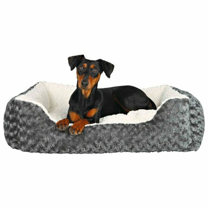 Cama para Perro Trixie Leni Gris Crema 50 × 40 cm Cama para Perro Trixie Leni Gris Crema 50 × 40 cm
