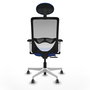 PIQUERAS Y CRESPO Silla de oficina Zulema Azul y Blanco