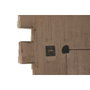 DKD Home Decor Espejo de Mango y Cristal con Troncos 3D Natural 91x183 cm