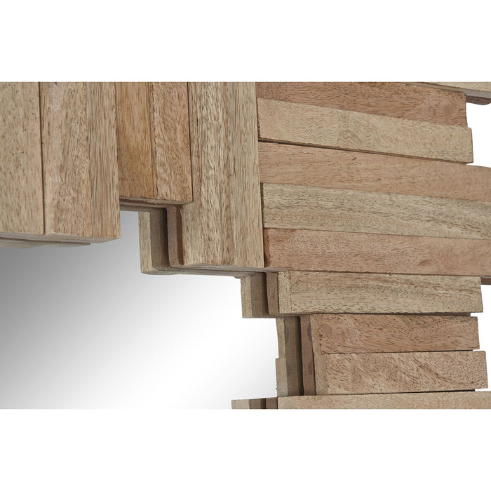 DKD Home Decor Espejo de Mango y Cristal con Troncos 3D Natural 91x183 cm DKD Home Decor Espejo de Mango y Cristal con Troncos 3D Natural 91x183 cm