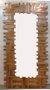 DKD Home Decor Espejo de Mango y Cristal con Troncos 3D Natural 91x183 cm