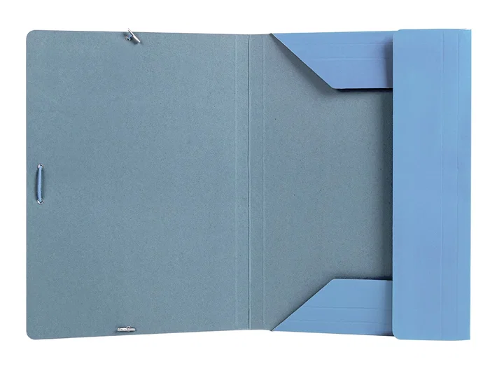 Liderpapel Carpeta Gomas Tres Solapas Cartón Plastificado Folio Colores Pasteles Surtidos