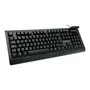 Unykach Teclado KB918 USB Español QWERTY de 105 Teclas con Lector Inteligente de Tarjetas PC/SC para DNIe y Sanidad, Negro