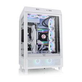 Thermaltake The Tower 500 Snow White Caja PC Midi Tower ATX/EATX/micro ATX/Mini-ITX SPCC Vidrio Templado Blanco para Juego