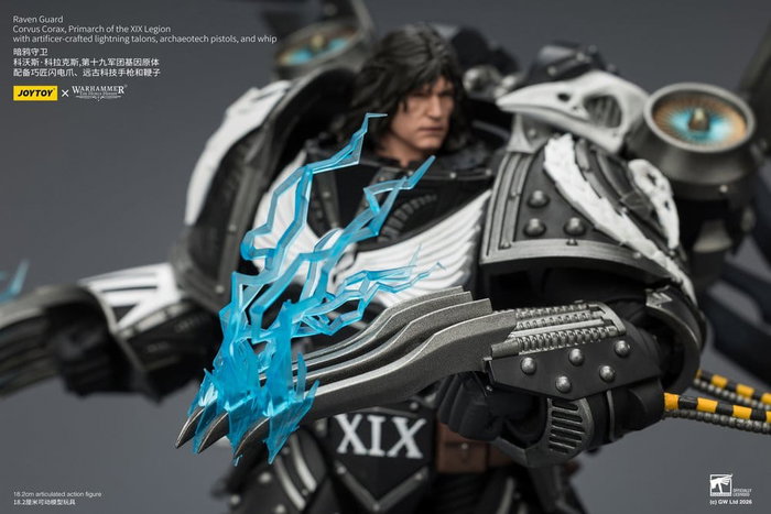 Joy Toy Warhammer 40,000 Figura Raven Guard Corvus Corax, Primarch of the XIX Legion 18 cm