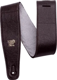 ERNIEBALL Correa De Cuero Italiano Comfort Collection Marrón 2.5" de ancho Longitud Ajustable