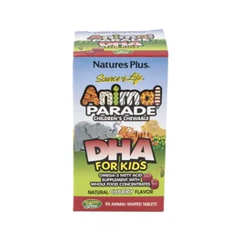 NATURES PLUS ANIMAL PARADE DHA 90 comprimidos masticables sabor cereza