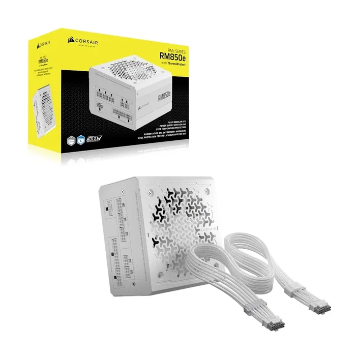 Corsair RM850e White Series 850 W ATX 3.1 Platinum Corsair RM850e White Series 850 W ATX 3.1 Platinum