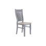 DKD Home Decor Silla Victoria de Paulownia y MDF Gris
