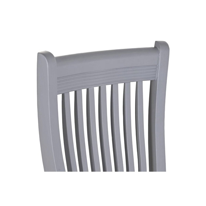 DKD Home Decor Silla Victoria de Paulownia y MDF Gris