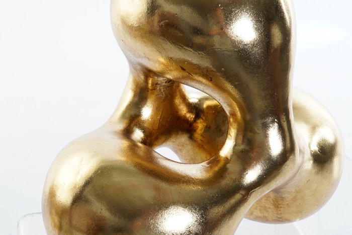 DKD Home Decor Figura Abstracta Dorada de Resina
