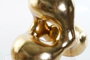 DKD Home Decor Figura Abstracta Dorada de Resina