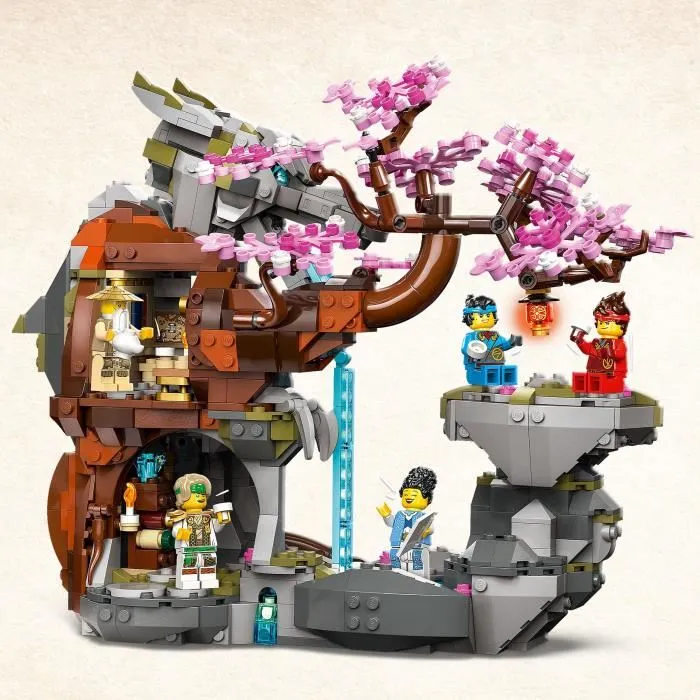 LEGO 71819 NINJAGO Santuario de Roca del Dragón, Juguete de Construcción Ninja, Set con 6 Minifiguras