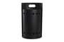DKD Home Decor Set de Chimenea de 4 Piezas en Acero Inoxidable Negro