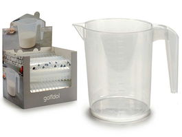 Gondol Jarra Medidora Plástico Transparente 1,3 Litros 18.5x12.7x14.5 cm (Set de 48)