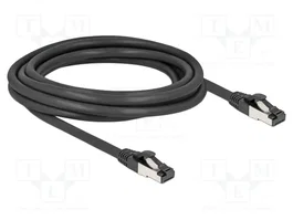 DeLOCK Cable de red Cat 8.1 S/FTP 3m RJ45 negro