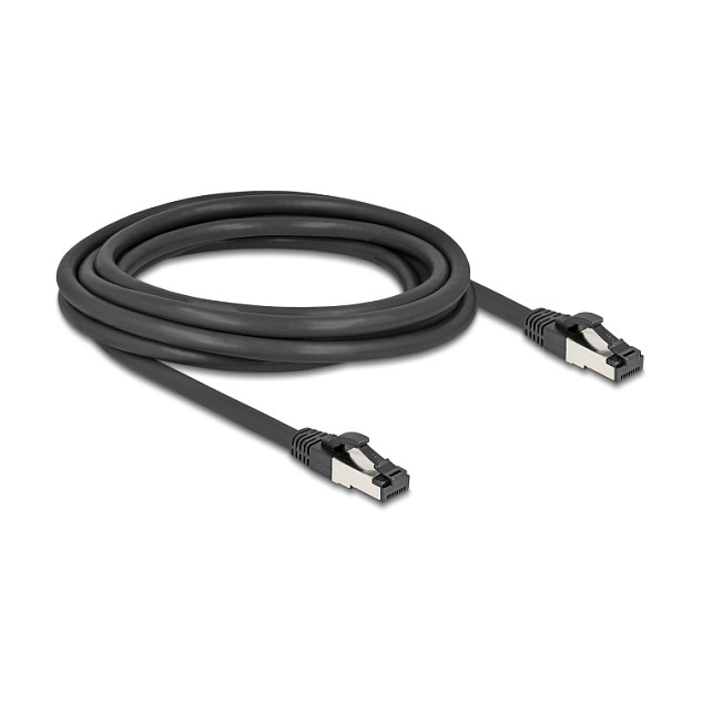 DeLOCK Cable de red Cat8.1 S/FTP 3 m 40 Gbps Negro