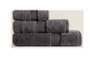 DKD Home Decor Toalla de tocador de algodón gris oscuro 30x50 cm