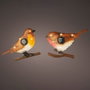 Lumineo Figura Solar Decorativa Pájaro con 6 LEDs, Luz Cálida Automática, Metal para Exterior, 18 x 4.5 x 12 cm, Color Surtido