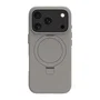 Apple iPhone 17 Pro Funda Protectora Gris con Soporte y MagSafe, Resistente a Caídas, Modelo Roskilde MS Kick ICON