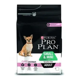 Purina Pro Plan Canine Adult Derma Small, Alimento seco para perros adultos con piel sensible, 700 gr