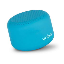 Veho Altavoz Bluetooth Inalámbrico M3 - Aqua, Portátil, 12 Horas de Reproducción