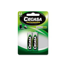 CEGASA PILA RECARGABLE HR6 2100 MAH 1 2V BL.2 UDS