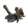 DKD Home Decor Figura de Saltamontes en Resina Gris