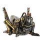 DKD Home Decor Figura de Saltamontes en Resina Gris