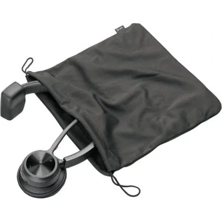 Poly Voyager 4310-M - Auricular Inalámbrico Bluetooth con Certificación Microsoft Teams, Adaptador BT700, Base de Carga, Micrófono, Negro (Ref. 77Y97AA)