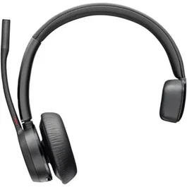 Poly Voyager 4310-M - Auricular Inalámbrico Bluetooth con Certificación Microsoft Teams, Adaptador BT700, Base de Carga, Micrófono, Negro (Ref. 77Y97AA)
